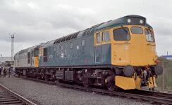 27001 and 26004 at Toton depot Preserved 27001 and 26004 make a fine sight together at an open day at Toton., , I fund my Flickr membership, scanner and software myself. So, if you like my pictures please consider buying me a coffee! www.buymeacoffee.com/seanl, , © Sean Lancastle, all rights reserved. Please do not share or post elsewhere without permission. 27001 and 26004 at Toton depot Preserved 27001 and 26004 make a fine sight together at an open day at Toton., , I fund my Flickr membership, scanner and software myself. So, if you like my pictures please consider buying me a coffee! www.buymeacoffee.com/seanl, , © Sean Lancastle, all rights reserved. Please do not share or post elsewhere without permission.