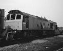 25139 at Toton Stripped of useful parts before being towed all the way to Swindon for scrap, 25139 stands in the shed yard at Toton in August 1983., , Taken on a Kodak Instamatic 126 camera, resulting in poor resolution negatives! 25139 at Toton Stripped of useful parts before being towed all the way to Swindon for scrap, 25139 stands in the shed yard at Toton in August 1983., , Taken on a Kodak Instamatic 126 camera, resulting in poor resolution negatives!