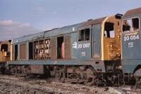 20097 at Stanton Gate sidings For some time, Stanton Gate sidings near Toton were used to store redundant class 20s. 20097 stands in the line awaiting its fate on 07/04/1990., , I fund my Flickr membership, scanner and software myself. So, if you like my pictures please consider buying me a coffee! www.buymeacoffee.com/seanl, , © Sean Lancastle, all rights reserved. Please do not share or post elsewhere without permission. 20097 at Stanton Gate sidings For some time, Stanton Gate sidings near Toton were used to store redundant class 20s. 20097 stands in the line awaiting its fate on 07/04/1990., , I fund my Flickr membership, scanner and software myself. So, if you like my pictures please consider buying me a coffee! www.buymeacoffee.com/seanl, , © Sean Lancastle, all rights reserved. Please do not share or post elsewhere without permission.