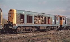 20097 at Stanton Gate sidings For some time, Stanton Gate sidings near Toton were used to store redundant class 20s. 20097 stands in the line awaiting its fate on 07/04/1990., , I fund my Flickr membership, scanner and software myself. So, if you like my pictures please consider buying me a coffee! www.buymeacoffee.com/seanl, , © Sean Lancastle, all rights reserved. Please do not share or post elsewhere without permission. 20097 at Stanton Gate sidings For some time, Stanton Gate sidings near Toton were used to store redundant class 20s. 20097 stands in the line awaiting its fate on 07/04/1990., , I fund my Flickr membership, scanner and software myself. So, if you like my pictures please consider buying me a coffee! www.buymeacoffee.com/seanl, , © Sean Lancastle, all rights reserved. Please do not share or post elsewhere without permission.