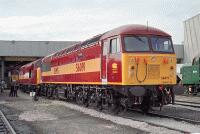 56091 at Toton Sparking EWS liveried 56091 stands outside the depot building at Toton during an open day on 29th August 1998., , I fund my Flickr membership, scanner and software myself. So, if you like my pictures please consider buying me a coffee! www.buymeacoffee.com/seanl, , © Sean Lancastle, all rights reserved. Please do not share or post elsewhere without permission. 56091 at Toton Sparking EWS liveried 56091 stands outside the depot building at Toton during an open day on 29th August 1998., , I fund my Flickr membership, scanner and software myself. So, if you like my pictures please consider buying me a coffee! www.buymeacoffee.com/seanl, , © Sean Lancastle, all rights reserved. Please do not share or post elsewhere without permission.